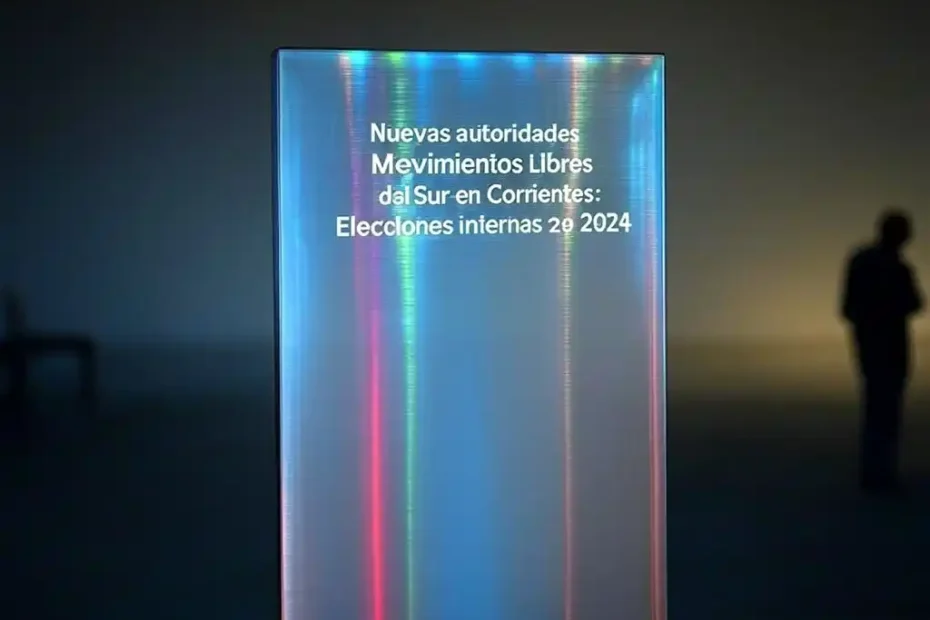 Nuevas autoridades Movimientos Libres del Sur en Corrientes: Elecciones internas 2024