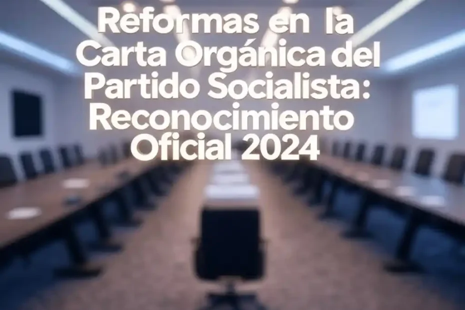 Reformas en la Carta Orgánica del Partido Socialista