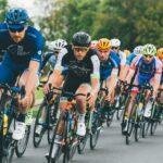 group of cyclist on asphalt road